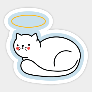 Angel kitty Sticker